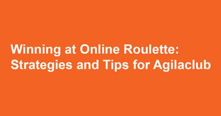 Winning-at-Online-Roulette
